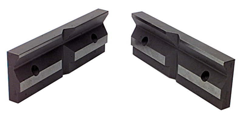 1-Pair Matching V-Groove Jaw Plates; For: 3" Speed Vise - USA Tool & Supply