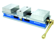 HDL Double Lock Vise- 6" Jaw Width- w/Cast Iron Jaw Kit - USA Tool & Supply