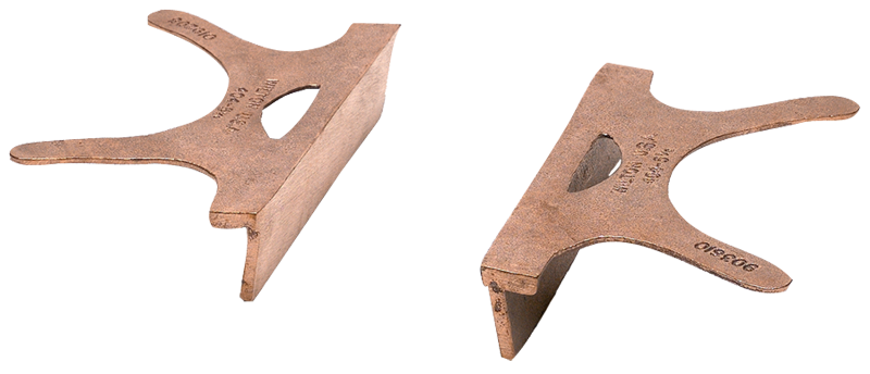 404-3, Copper Jaw Caps, 3" Jaw Width - USA Tool & Supply