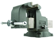 WS8, Shop Vise, 8" Jaw Width, 8" Jaw Opening, 4" Throat Depth - USA Tool & Supply