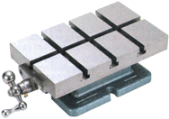 Single Cross Slide Milling Table - #36101- 10 x 6" - USA Tool & Supply