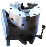 Index Table- 24 Space Less Chuck; Plain Platen; 1" Hole - USA Tool & Supply