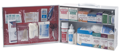 First Aid Kit - 2-Shelf Industrial Cabinet - USA Tool & Supply