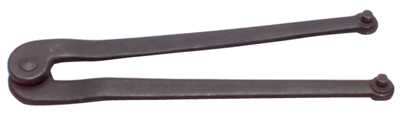 3'' Dia. Capacity - 8-1/4'' OAL - Adjustable Face Spanner Wrench - USA Tool & Supply