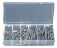 Dowel Pin Assortment - Alloy Steel - 1/16 thru 1/4 Dia - USA Tool & Supply
