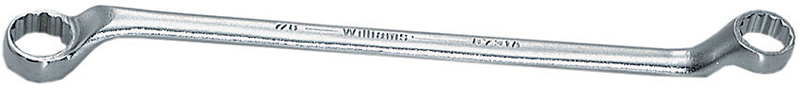 3/4 x 7/8'' -- 11-7/16'' OAL - Chrome 60° Offset Box End Wrench - USA Tool & Supply