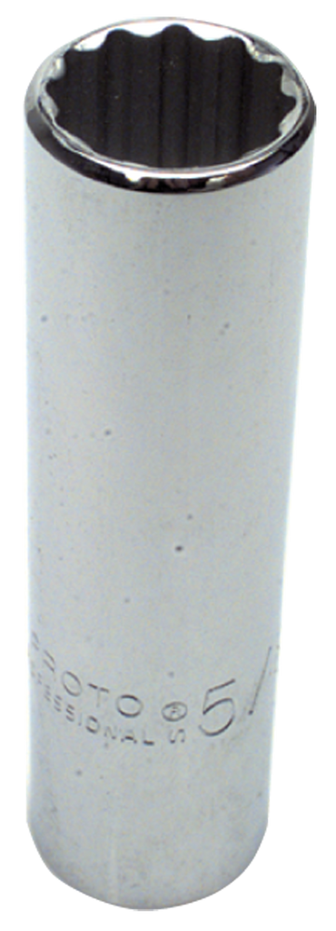 1-3/16 x 3-1/4" - 1/2" Drive - 12 Point - Deep Socket - USA Tool & Supply