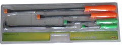 5 Piece - 8; 12; 16; 18 & 24" - Pry Bar Set - USA Tool & Supply