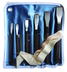 6 Piece Chisel Set -- 1/4 to 3/4'' Diameter - USA Tool & Supply