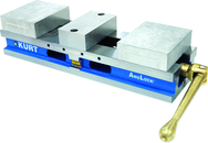 HDL Double Lock Vise- 6" Jaw Width- w/Aluminum Jaw Kit - USA Tool & Supply