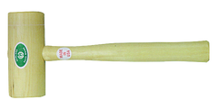 Garland Hardwood Mallet -- 14 oz; Hickory Handle; 2-1/4'' Head Diameter - USA Tool & Supply