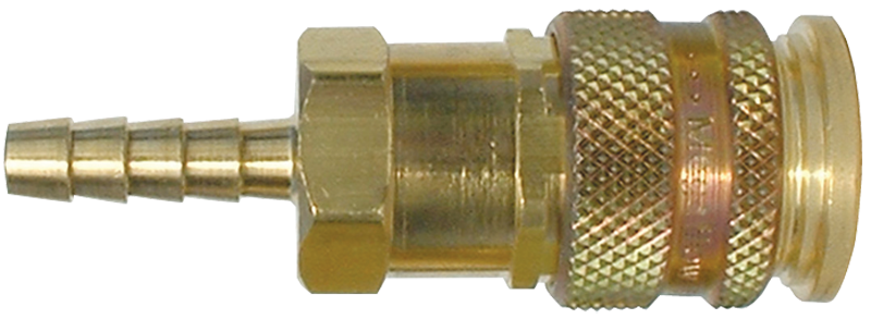 #113 - 1/4 Hose Barb - 1/4'' Body Size - Megaflow High Flow Coupler - USA Tool & Supply