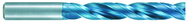 3.7mm Dia. - X 80mm OAL - 5XD-Carbide-Drill-Aqua EX Coated - USA Tool & Supply
