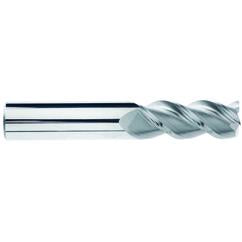 1/2X3 OAL 3FL .060R EM-UNC(P) - USA Tool & Supply