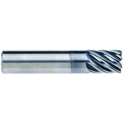 1/2" Dia. - 5/8" LOC - 2-1/2" OAL - 7 FL Carbide End Mill - AlCrNx - USA Tool & Supply