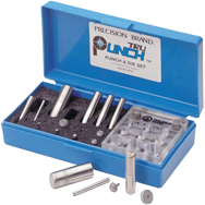 Tru-Punch Punch & Die Set - #40110; 3/4'' Maximum OD; .010'' Maximum Material Thickness - USA Tool & Supply