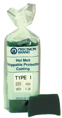 5 Pound Container - #43020 - Green - Hot Melt Coating - USA Tool & Supply