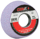 5 x 1-3/4 x 1-1/4" - Type 11 - AS3-46-I-VCER - Tool & Cutter Grinding Wheel - USA Tool & Supply