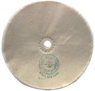 6 x 1/2 - 1'' (80 Ply) - Cotton Loose Type Buffing Wheel - USA Tool & Supply