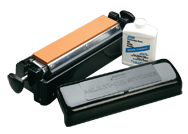 11-1/2 x 2-1/2 x 1/2" - Multi-Oil Coarse/Medium/Fine Grit - Sharpening Stone - USA Tool & Supply