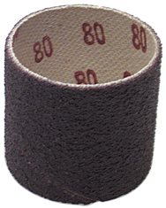 1 x 1-1/2'' - 80 Grit - A/O Resin Bond Abrasive Band - USA Tool & Supply