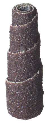 1 x 1-1/2 x 1/4'' - 80 Grit - Full Taper A/O Cartridge Roll - USA Tool & Supply