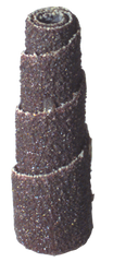 3/8 x 1-1/2 x 1/8'' - 80 Grit - Full Taper A/O Cartridge Roll - USA Tool & Supply