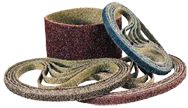 6 x 48" - Very Fine - Blue Surface Conditioning Belt With Low Stretch Backing - USA Tool & Supply