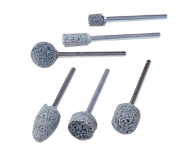 1/4'' Shank - 3/4 x 2-1/2'' (A1) Series 821 - Non-Woven Nylon Abrasive Mounted Point - USA Tool & Supply