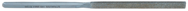 4'' Diamond Length - 8-1/2'' OAL (Various) - Medium Grit - 5 pc. Set Diamond Heavy Duty File - USA Tool & Supply