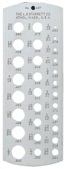 #187 - 1/16 to 1/2" - Drill Gage - USA Tool & Supply