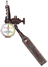 #711FSAZ - .030 Range - .001 Graduation - Horizontal Last Word Dial Test Indicator - USA Tool & Supply