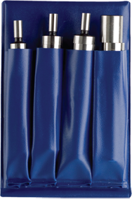 #52-575-100 - Single & Double End - 3/8 & 1/2'' Shank - .200 & .500 Tip - Combo Audible Edge & Center Finder Set - USA Tool & Supply