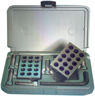 #599-750-10 - 23-Hole - 1 x 2 x 3'' - Tri Block - USA Tool & Supply