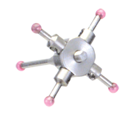 M2 Male Thread - 30mm Length - Grade 10 Ruby Star Styli with Stainless Steel Body - USA Tool & Supply