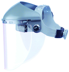 4" Crown; Ratchet Suspension Headgear - Gray - USA Tool & Supply