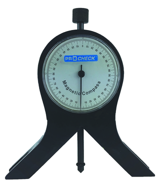 Magnetic Dial Proctractor with Punch - USA Tool & Supply
