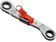 Proto® Tether-Ready Offset Double Box Reversible Ratcheting Wrench 12 x 14 mm - 6 Point - USA Tool & Supply