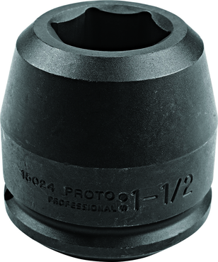 Proto® 1-1/2" Drive Impact Socket 1-5/8" - 6 Point - USA Tool & Supply