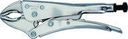 Proto® Nickel Chrome Locking Pliers - Curved Jaw 9-1/4" - USA Tool & Supply