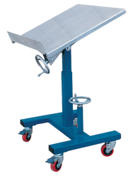 Tilting Work Table - 24 x 24'' 300 lb Capacity; 21-1/2 to 42" Service Range - USA Tool & Supply