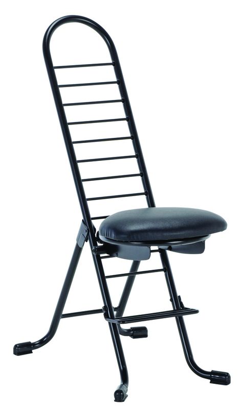 18" - 35" Ergonomic Work Seat - Swivel Seat - USA Tool & Supply