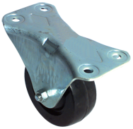 3-1/2'' Dia. - 1-1/8'' Width - Miraflex - Swivel - 200 lb Capacity - USA Tool & Supply