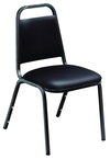 Standard Stack Chair -- 3/4" Square 19-Gauge Steel Tubing/Non-marring Plastic Glides - USA Tool & Supply