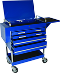 5 Drawer Locking Service Cart 30" L x 16" W x 41" H - USA Tool & Supply