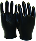 5 Mil Black Powder Free Nitrile Gloves - Size Large (case of 10 boxes of 100 gloves) - USA Tool & Supply