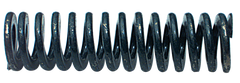 Die Spring - 7/16 x 7/32'' Wire Size, Fits Over Hole Size (2''), Fits Over Stud Size (1''), Solid Height (4-1/8'') - USA Tool & Supply
