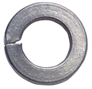 1-1/8 Bolt Size - Zinc Plated Carbon Steel - Lock Washer - USA Tool & Supply