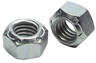 9/16-12 - Zinc / Bright - Nylon Insert Stop Nut - USA Tool & Supply