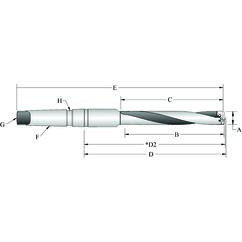 24005H-3IS40 T-A® Spade Blade Holder - Helical Flute- Series 0.5 - USA Tool & Supply